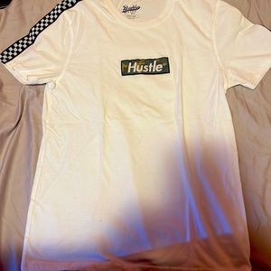 Hustle camo shirt.